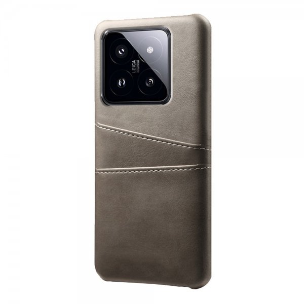 Xiaomi 14 Cover med to Kortlommer Grå