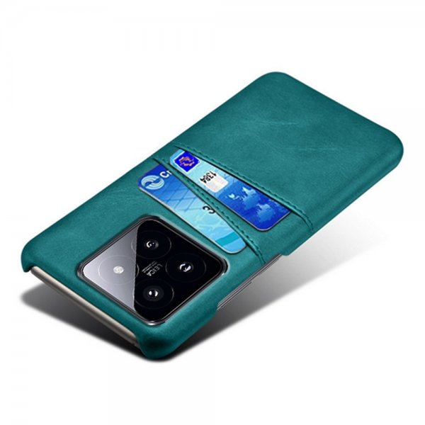 Xiaomi 14 Cover med to Kortlommer Grøn