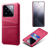 Xiaomi 14 Cover med to Kortlommer Magenta