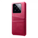 Xiaomi 14 Cover med to Kortlommer Magenta
