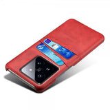 Xiaomi 14 Cover med to Kortlommer Rød