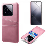 Xiaomi 14 Cover med to Kortlommer Rosaguld