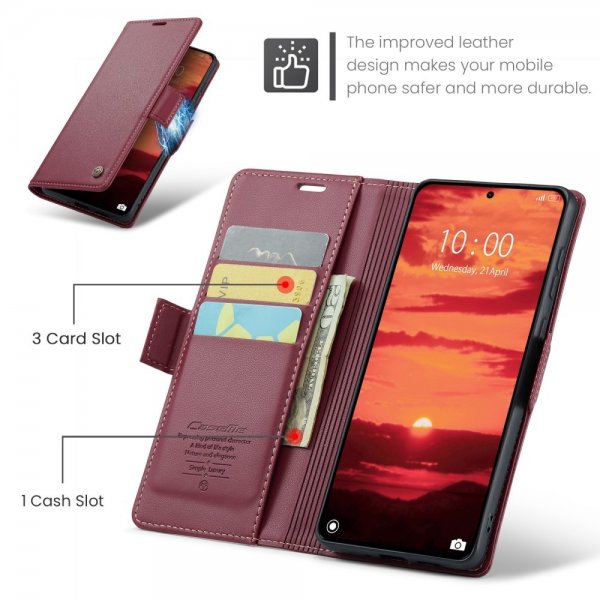 CaseMe Xiaomi 14T Cover 023 Serie Rød
