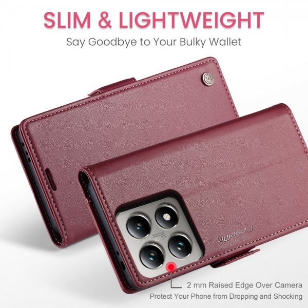 CaseMe Xiaomi 14T Cover 023 Serie Rød
