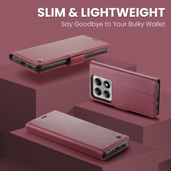 CaseMe Xiaomi 14T Cover 023 Serie Rød