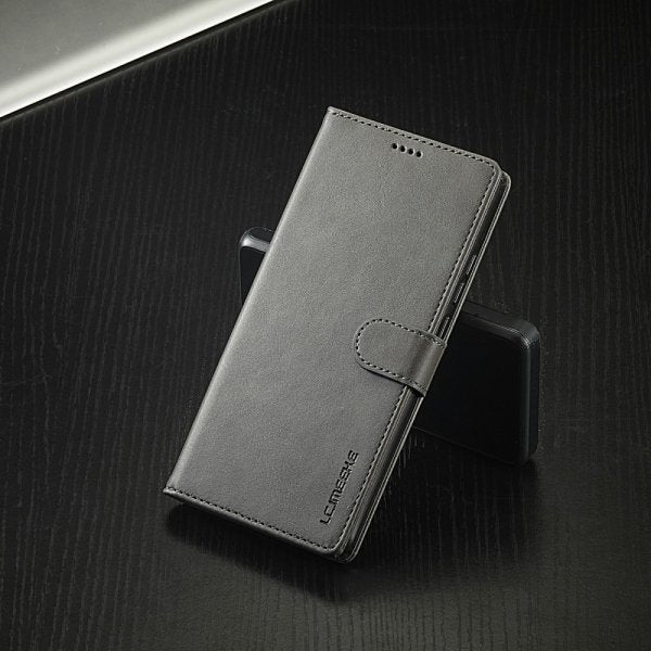 Lc.Imeeke Xiaomi 14T Cover med Kortlomme og Standfunktion Grå