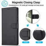 Lc.Imeeke Xiaomi 14T Cover med Kortlomme Stativfunktion Sort