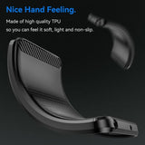 Xiaomi 14T Cover Børstet Kulfibertekstur Sort