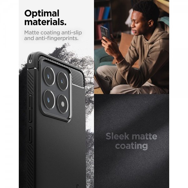 Spigen Xiaomi 14T Cover Rugged Armor Mat Sort
