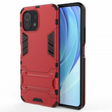 Xiaomi Mi 11 Lite Cover Armor Stativfunktion Rød