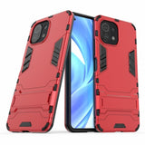 Xiaomi Mi 11 Lite Cover Armor Stativfunktion Rød