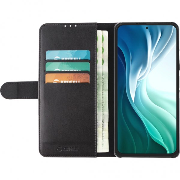Krusell Xiaomi Mi 11i Etui PhoneWallet Sort