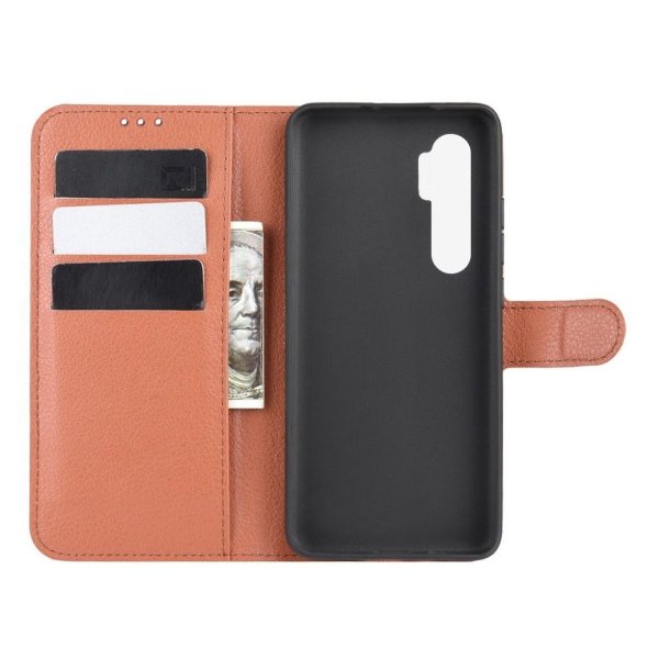 Xiaomi Mi Note 10 Lite Etui med Stativ Brun