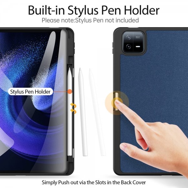 Dux Ducis Xiaomi Pad 6 Etui DOMO Serie Blå