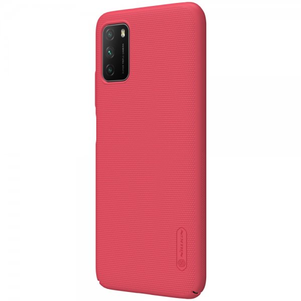 Nillkin Xiaomi Poco M3 Cover Frosted Shield Rød