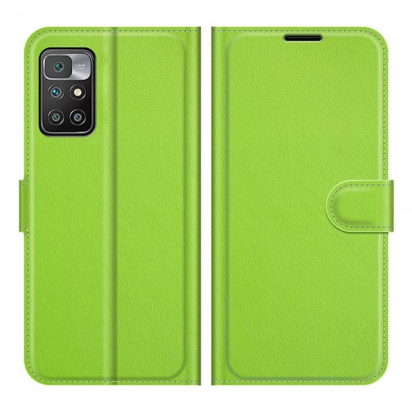 Xiaomi Redmi 10 Cover Litchi Grøn