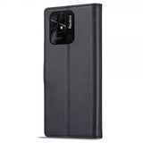 Lc.Imeeke Xiaomi Redmi 10C Etui med Kortlomme og Standfunktion Sort