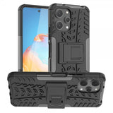 Xiaomi Redmi 12 Cover Dækmønster Stativfunktion Sort