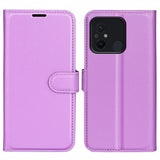 Xiaomi Redmi 12C Cover Litchi Lilla