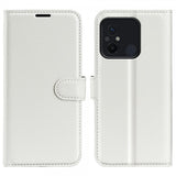 Xiaomi Redmi 12C Cover Litchi Hvid