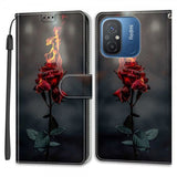 Xiaomi Redmi 12C Cover Motiv Brændende Rose
