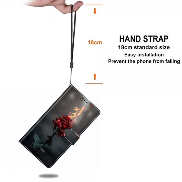 Xiaomi Redmi 12C Cover Motiv Brændende Rose
