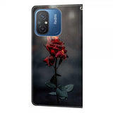 Xiaomi Redmi 12C Cover Motiv Brændende Rose