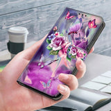 Xiaomi Redmi 12C Cover Motiv Sommerfugle og Blomster