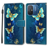 Xiaomi Redmi 12C Cover Motiv Glitter Sommerfugle