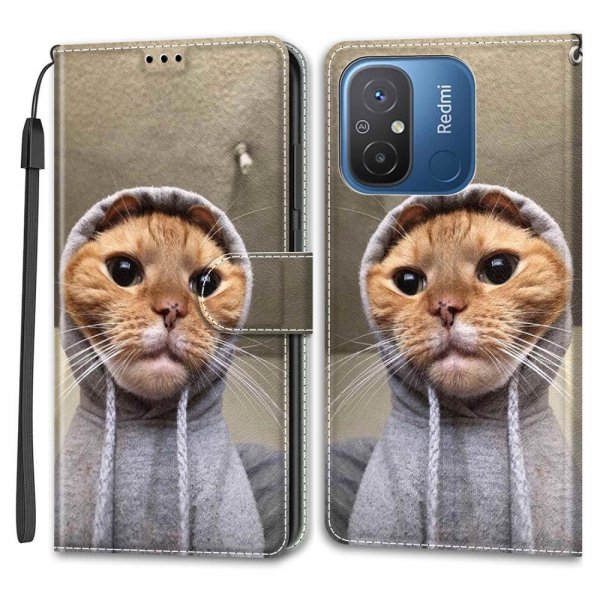 Xiaomi Redmi 12C Cover Motiv Kat i Trøje