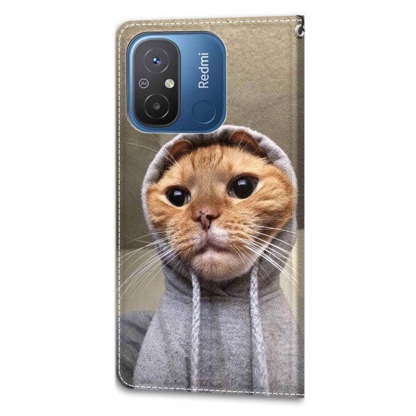 Xiaomi Redmi 12C Cover Motiv Kat i Trøje