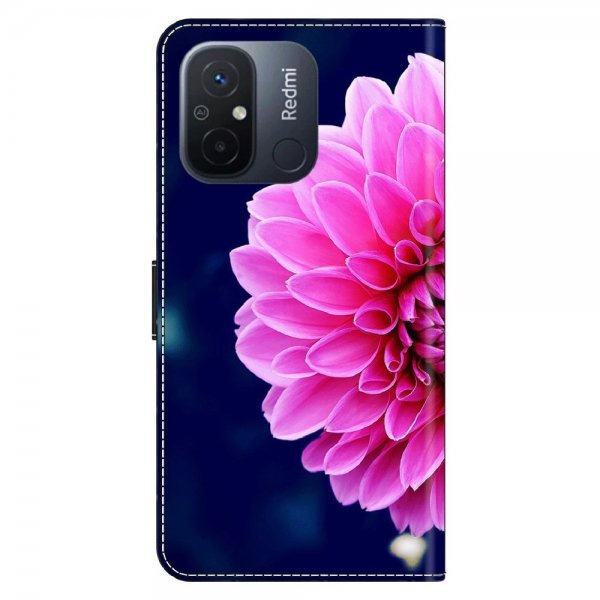 Xiaomi Redmi 12C Cover Motiv Pink Blomst