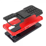 Xiaomi Redmi 12C Cover Dækmønster Stativfunktion Rød