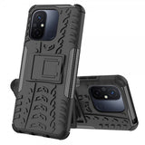 Xiaomi Redmi 12C Cover Dækmønster Stativfunktion Sort