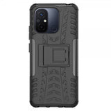 Xiaomi Redmi 12C Cover Dækmønster Stativfunktion Sort