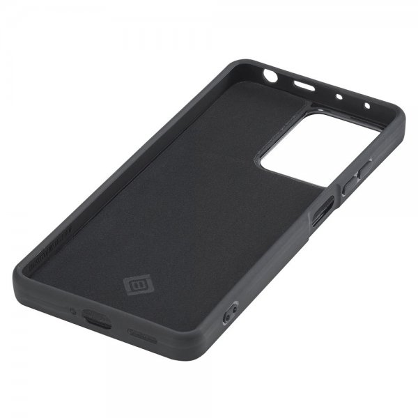Lc.Imeeke Xiaomi Redmi 12C Cover Kulfibertekstur Rød Stribe Sort