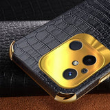 Xiaomi Redmi 12C Cover Krokodillemønster Fingerring Grøn