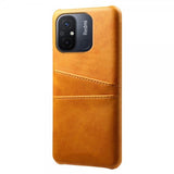 Xiaomi Redmi 12C Cover med to Kortlommer Lysebrun