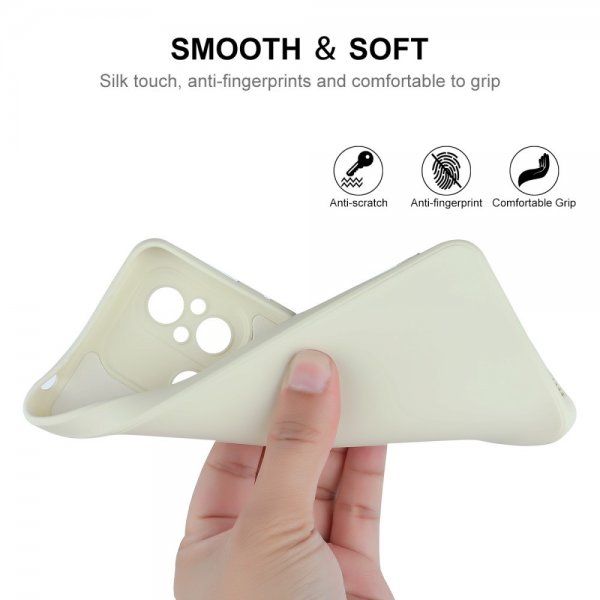 Enkay Xiaomi Redmi 12C Cover Silikone Beige