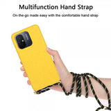 Xiaomi Redmi 12C Cover Hvedestrå med strop Gul