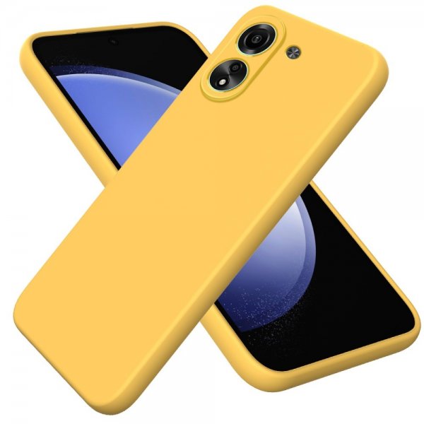 Xiaomi Redmi 13C Cover med Rem Silikone Gul