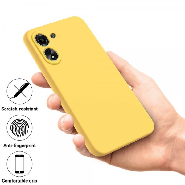 Xiaomi Redmi 13C Cover med Rem Silikone Gul