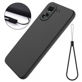 Xiaomi Redmi 13C Cover med Rem Silikone Sort