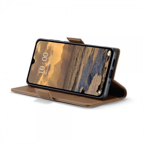CaseMe Xiaomi Redmi 14C Cover 023 Series Brun
