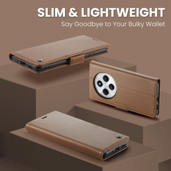 CaseMe Xiaomi Redmi 14C Cover 023 Series Brun
