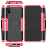 Xiaomi Redmi 9A Cover Dækmønster Stativfunktion Magenta