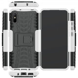 Xiaomi Redmi 9A Cover Dækmønster Stativfunktion Hvid