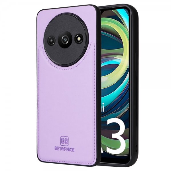 Betopnice Xiaomi Redmi A3 Etui med Aftageligt Cover 005 Lilla