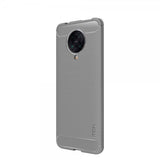 Mofi Xiaomi Redmi K30 Pro Cover Børstet Kulfibertekstur Grå