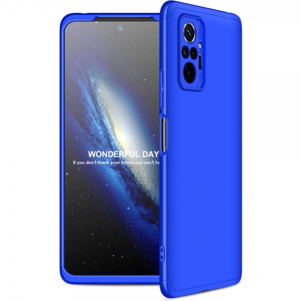 GKK Xiaomi Redmi Note 10 Pro Skal Tredelt Blå